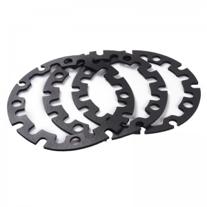 Ειδικό σχήμα PORON LE-20 Απορρόφηση αφρού και συμπίεση Μαύρο αφρό 0,5mm Flame Flame Foam Supply