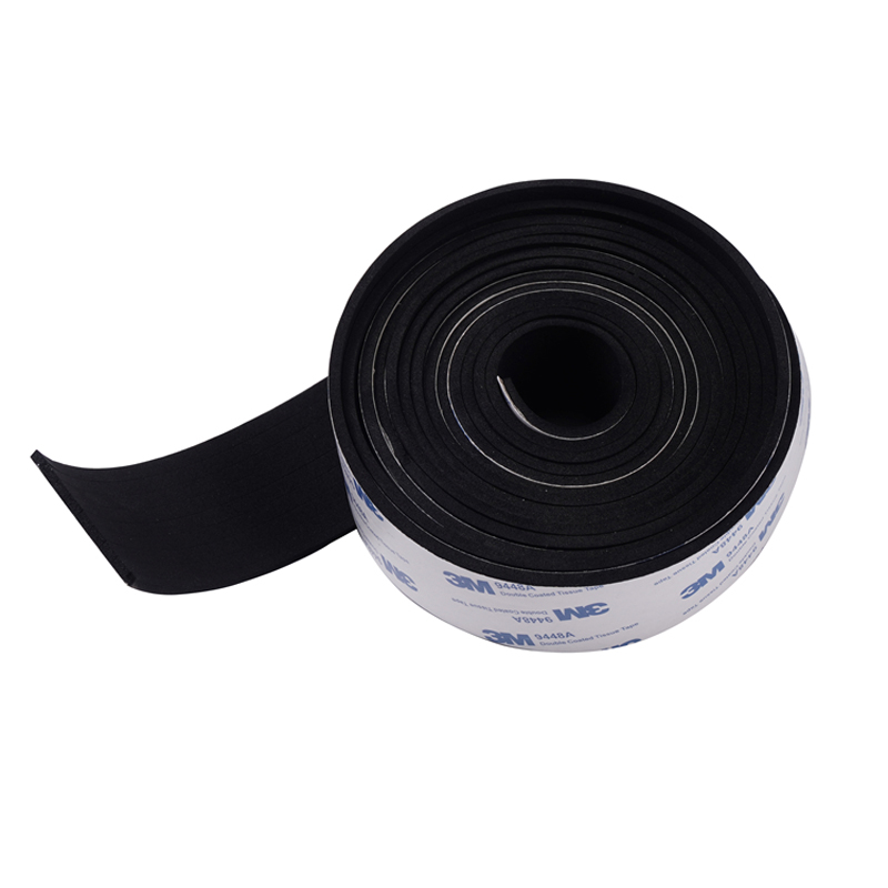 Bopu προμήθειες σφραγισμένο ανοιχτό κύτταρο EPDM Foam 3mm μαύρο αφρό απορρόφησης σοκολάτας μπορεί να κοπεί σε λωρίδες αφρού